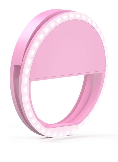 Mini Clip-on Smartphone Selfie Ring RGB LED Light Beauty Lamp Built-in Rechargeable Battery For Smartphones