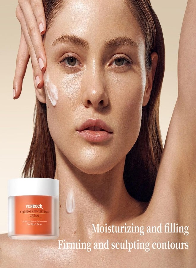 VENROCK Neck Firming Cream - Tightening & Lifting Moisturizer for Sagging Skin & Crepey Texture - Anti-Aging Hydrating Cream with Niacinamide & Shea Butter for Neck, Chest & Décolleté - 1.76 oz - Image 4