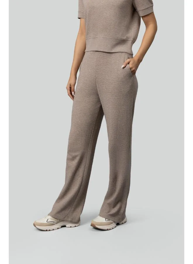 نسيسيرا Beige Ottoman Rib Lounge Pants
