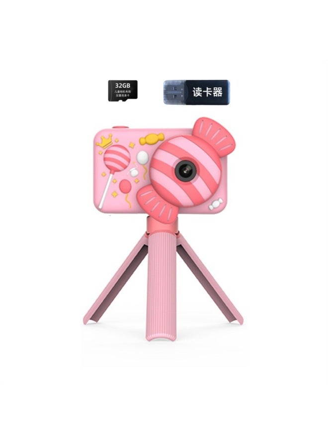 Gmark Hd Dual Lens Children's Digital Camera Mini Slr With Bracket Gift Digital Camera - Image 1