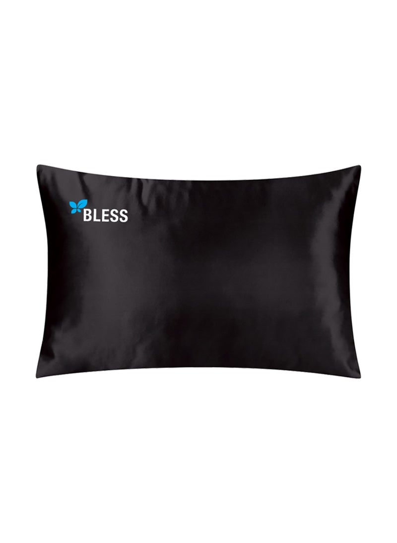 Bless Pillowcase Black