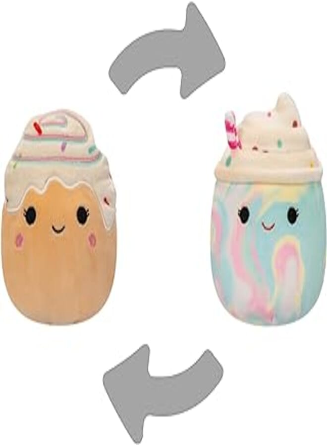 Squishmallows -Flip-A-Mallows- 5" - Kelen/Rease - Frappe/Cinnamon Roll