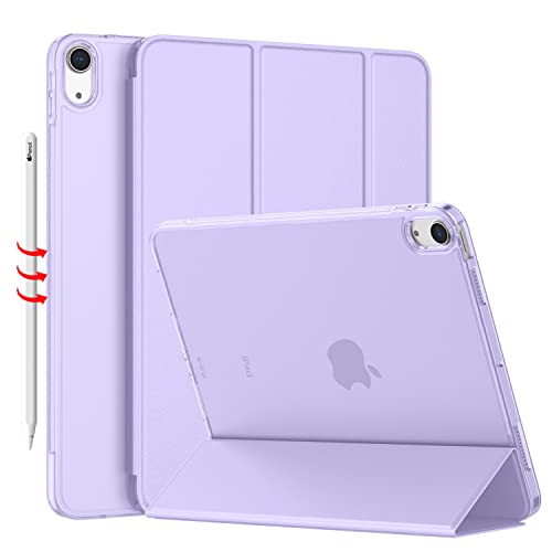iMieet iPad Air 11 Inch Case M3 2025/M2 2024 - iPad Air 5th/4th Generation Case 2022/2020 10.9 Inch, Slim Hard PC Translucent Back Shell Cover, Support Touch ID(Space Gray) - Image 1