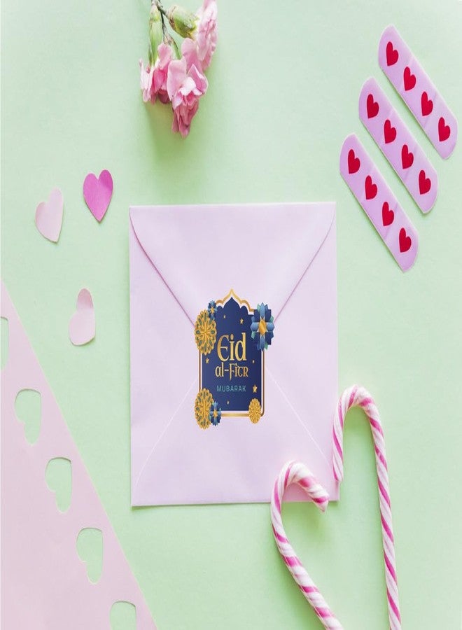 D2C Eid Mubarak Gift Wrap Sticker | Gift Wrapping Supply |3 designs | MultiColor | Size : 1.8 * 1.6 inch | Qty :54pc - Image 4