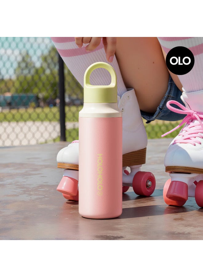 Holoholo 316 Stainless Steel Large Capacity Insulated Water Bottle Uni High-value Christmas Gift Portable Sports Water Cup For Kids