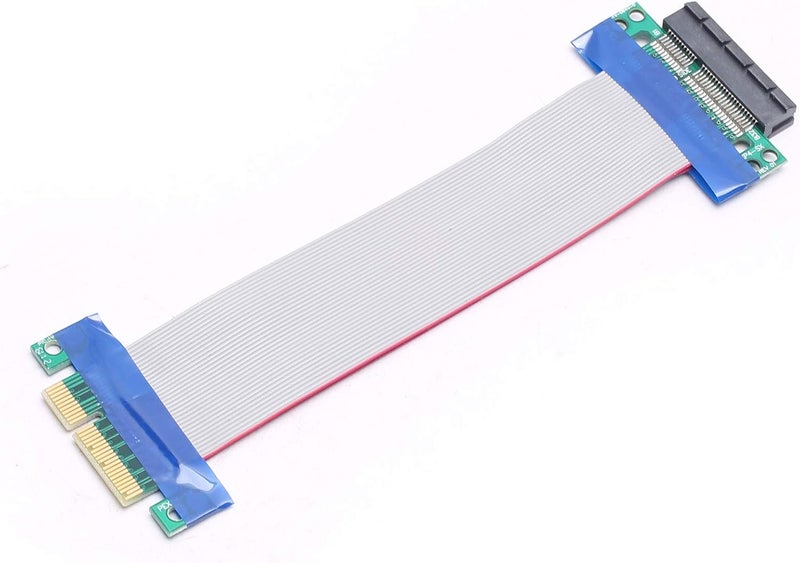 DEVMO PCI-Express 4X Riser Cable Premium PCI-E Port Extension Extender Card 19CM - Image 1