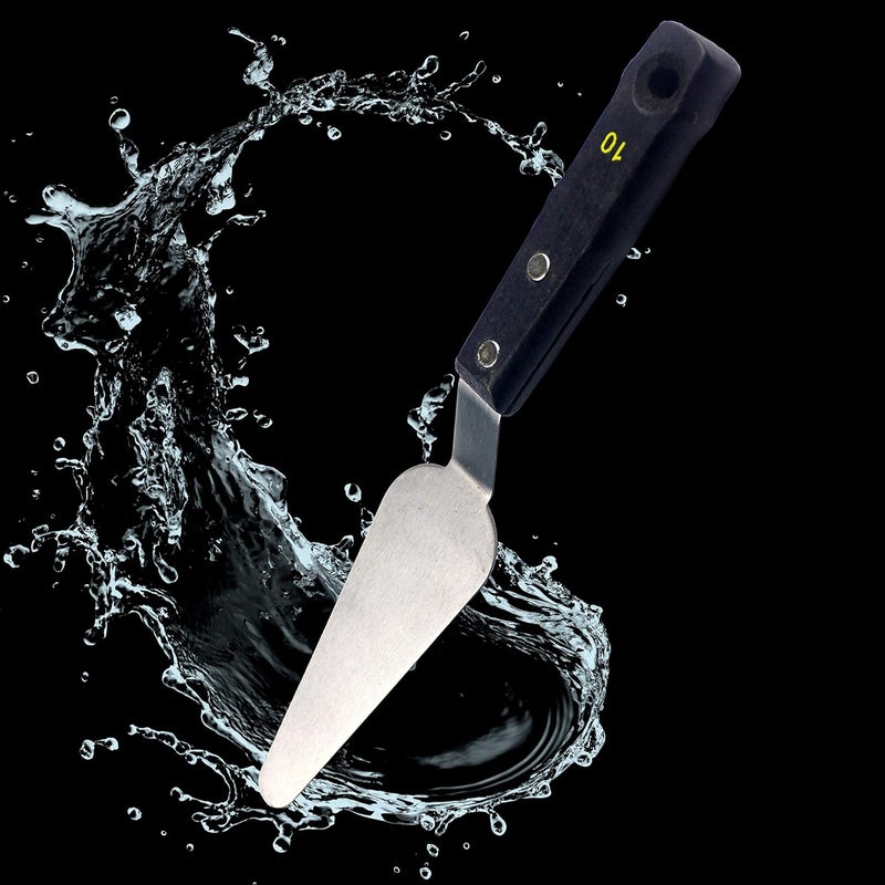 AebDerp Large Painting Knife 5pcs by Acrylic Paint Knife with Stainless Steel Palette Knives for Artist Painting Supply - Image 2