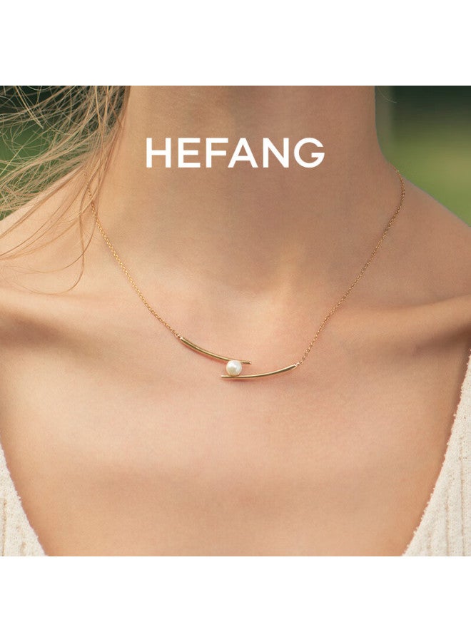 Hefang elry, Chopstick Lock Necklace, Silver Women's Elegant Birthday And New Year Gift For Girlfriend - Image 1