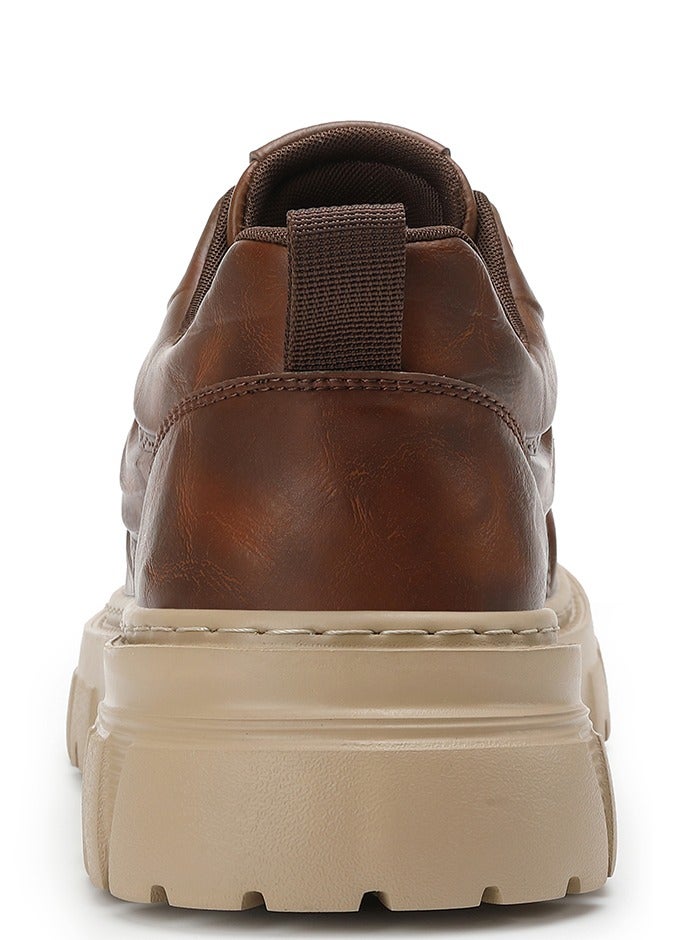 Sky View Men's Fashion Shoes Casual indoor outdoor Lightweight Lace-Up Non Slip Low Top Martin Boots Walking comfortable Work buisness comfortable soft sole sneakers - Image 4