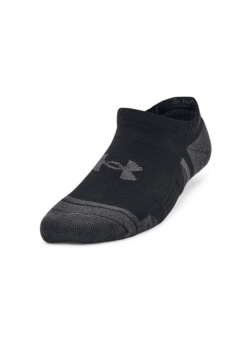 UNDER ARMOUR 3 Pack Performance Tech No-Show Socks