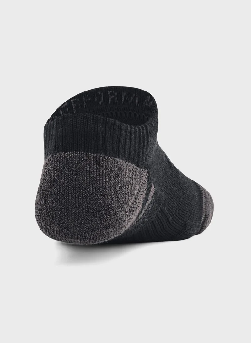 UNDER ARMOUR 3 Pack Performance Tech No-Show Socks