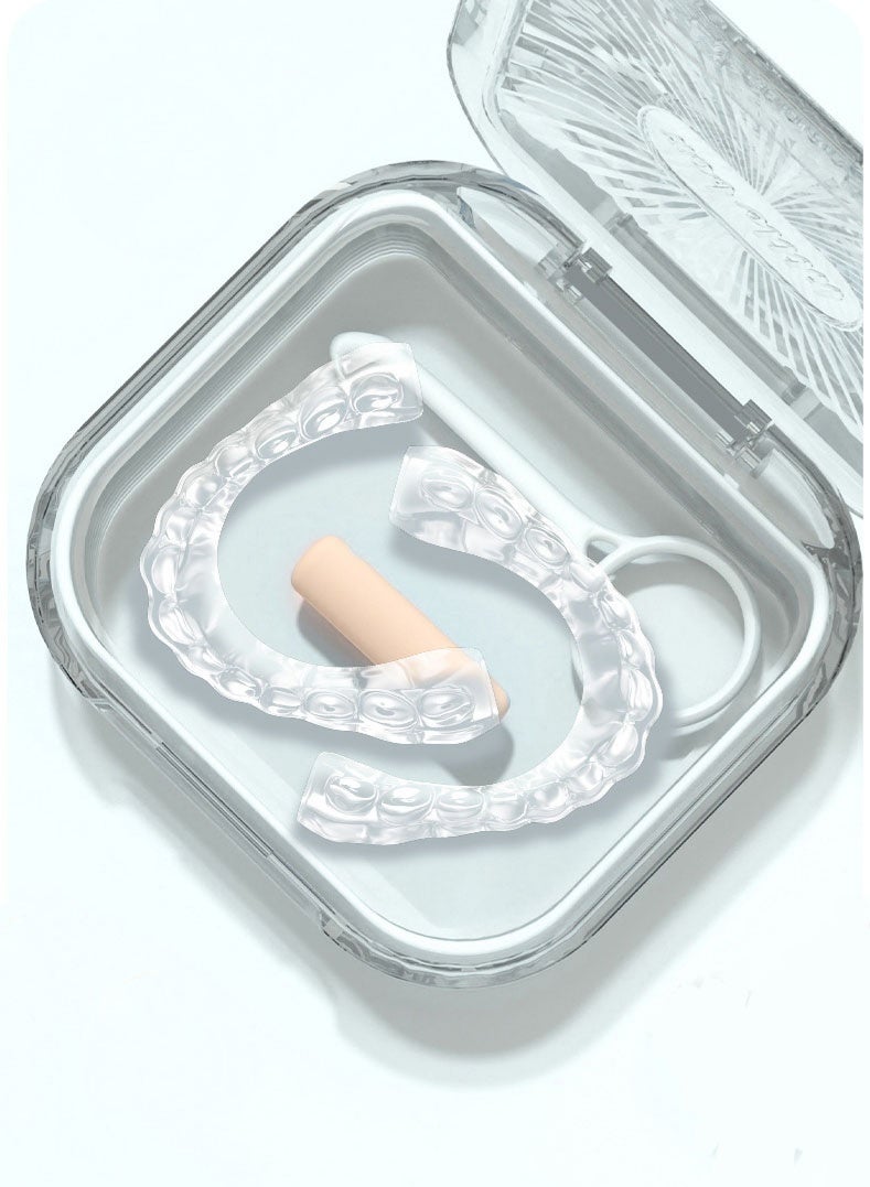 Portable Retainer Case Square Oral Aligner Holder Dustproof Dental Braces Storage 75 x 72 x 22mm - Image 3