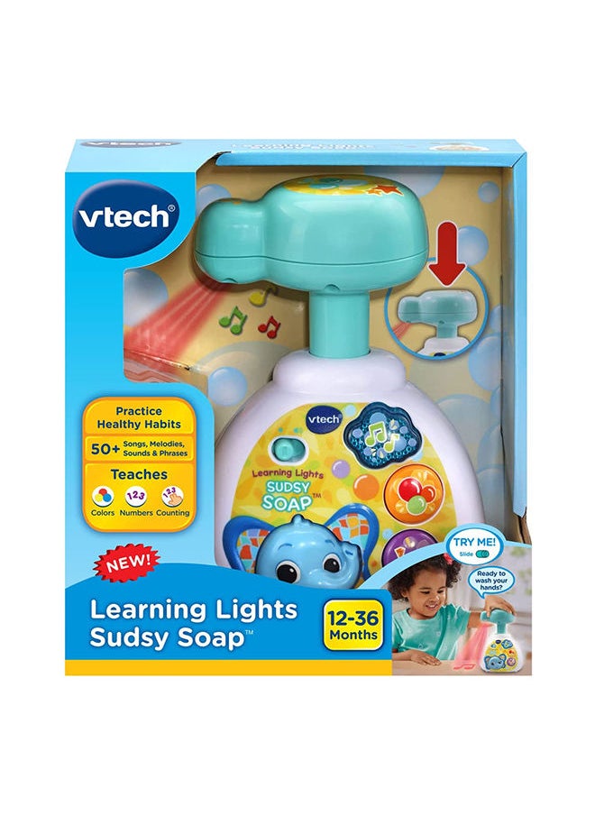 vtech Learning Lights Sudsy Soap, Handwash, Interactive And Developmental Toy With Sounds And Music, For Boys And Girls, Suitable For Ages 3 Months+  - Image 1