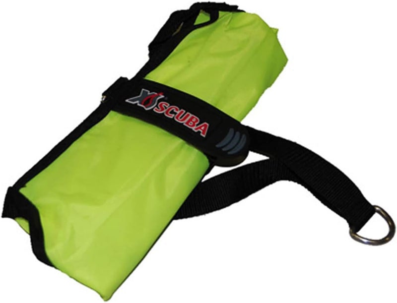 XS Scuba Deluxe 50 Pound Lift Bag in Bright Yellow - Image 5