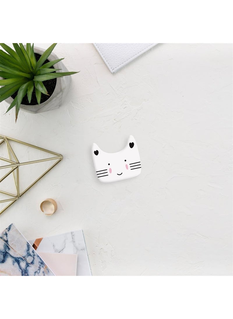 Tabby Design - Handmade Cute Cat Brooch / Badge B - Image 1