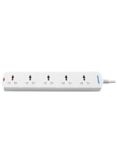 SONASHI 5Way Universal Extension Socket with Indicator Light and Safety Shutter  Extra Long Cord with Over Current Protected  Charge Multiple Devices at one time SES-905  - Image 1