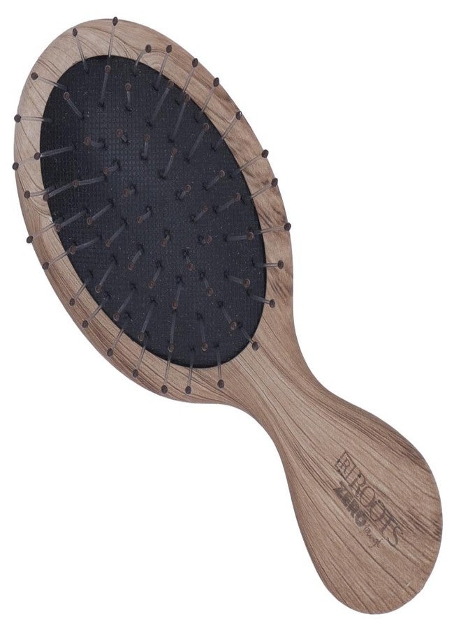 روتس فرشاة شعر خشبية صغيرة من روتس، مصممة لفك تشابك الشعر بسهولة | فك تشابك الشعر الحساس/الرطب/الجاف دون إتلافه | للرجال والنساء | الطول: 5.5 بوصة، رقم الموديل: RZTS-WDB - Image 1