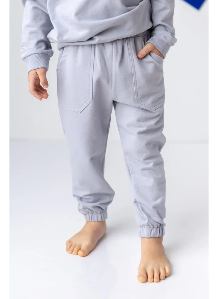 زيلاند Unisex Kids Elastic Plain Jogger Sweatpants