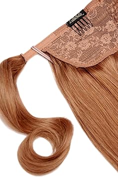 LullaBellz Luxury Gold 22 120g Human Hair Pony 2630 Mixed Auburn - Image 3