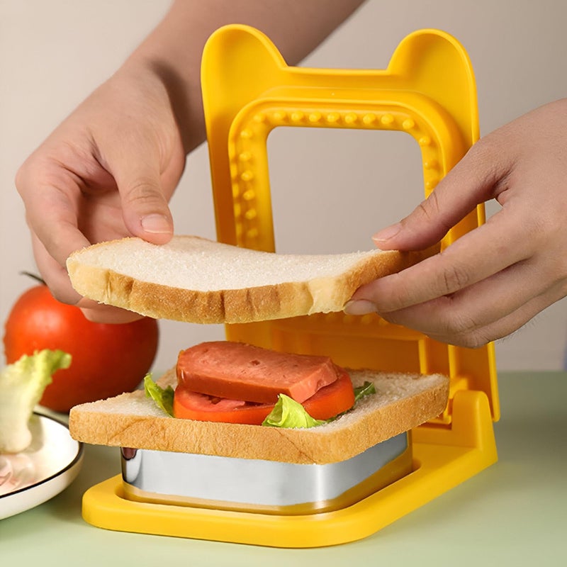 Easy Pancake Maker - Create perfectly shaped pancakes and sandwiches with our square cookie bread maker, designed for hassle-free cooking and enjoyable family meals. (1 piece of the color shown) - Image 3