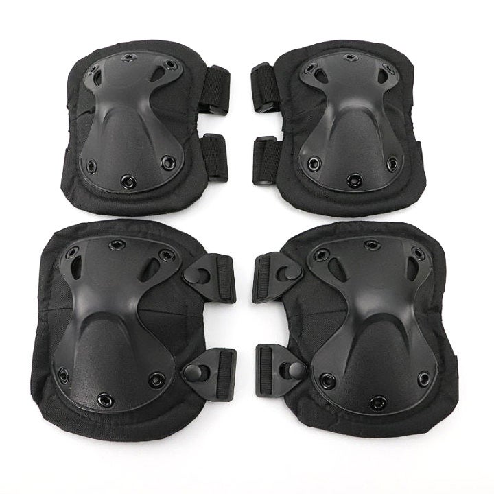 Generic Tactical Knee  Elbow Pads 4-Piece Set Jungle Camouflage