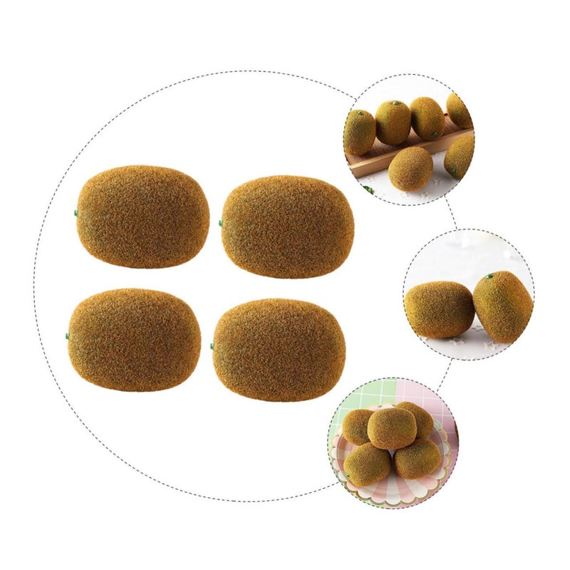 2 Packs Simulated Kiwifruit Models Faux Kiwifruit Photo Props For Unique Photography Teaching Tool Kindergarten - Image 3