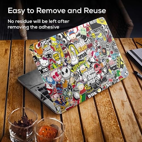 Inkykart DSGN 98 Full Body Laptop Skin Bubble-Free| Laminated| Removable| HD Quality Sticker for Laptops Upto 15.6 Inches Compatible with Hp/Dell/Acer/Lenovo/Asus etc. - Image 3