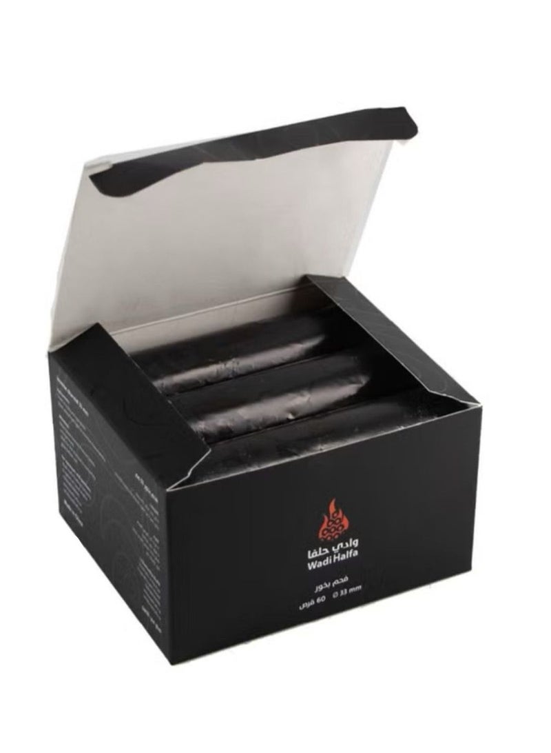 وادي حلفا فحم بخور وادي حلفا سريع الإشتعال 60 قرص - Image 2