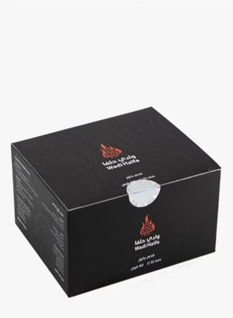 وادي حلفا فحم بخور وادي حلفا سريع الإشتعال 60 قرص - Image 4