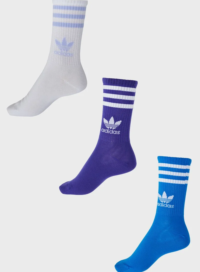 adidas Originals 3 Stripes Crew Socks