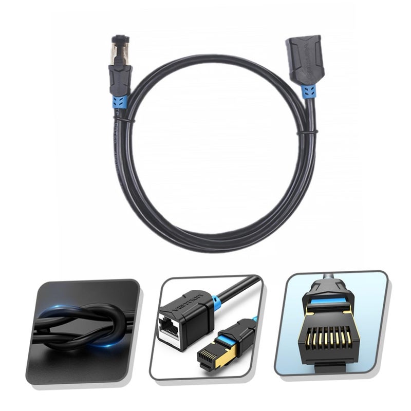 Shielded Ethernet Patch Cable with Foil and Shell for Stable Anti Interference Network Connection - Image 2