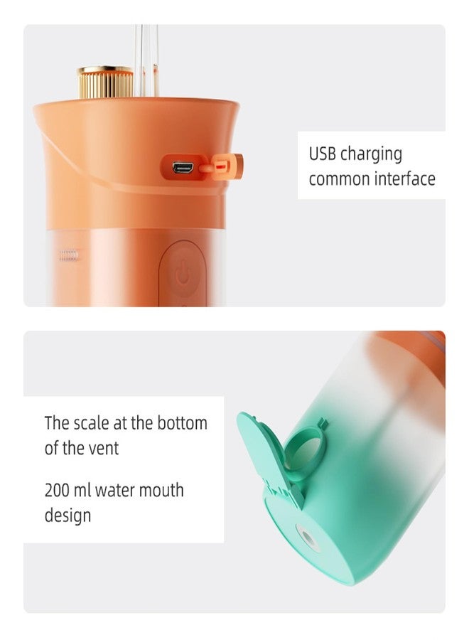 US1984 Smart Water Flosser with 200ml water tank capacity, Oral Flosser Portable & Rechargeable, Cordless Dental Flosser, IPX7 Waterproof, 4 Nozzles, 3 Modes, Flossing at Home and Travel - Image 4