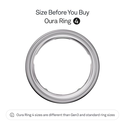 Oura Ring 4 - Silver - Size 13 - Size Before You Buy - Image 2