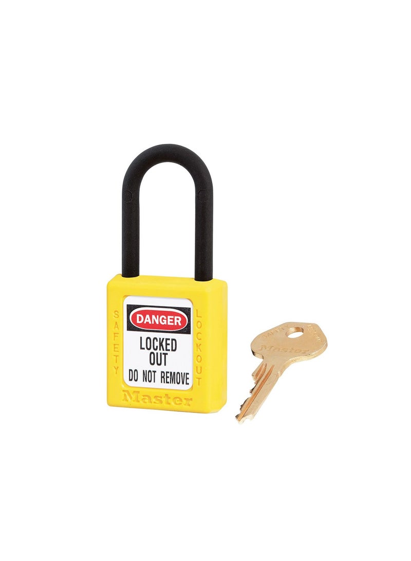 Master Lock Dielectric Zenex Thermoplastic Safety Padlock Yellow 38mm