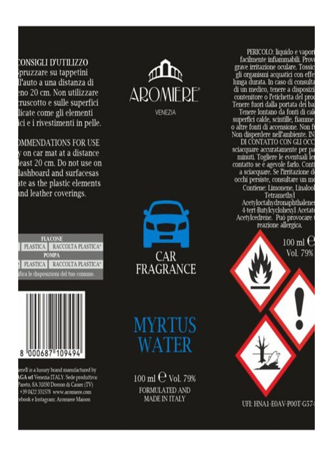 Aromiere Myrtus Water Car Fragrance 100 ml  - Image 3