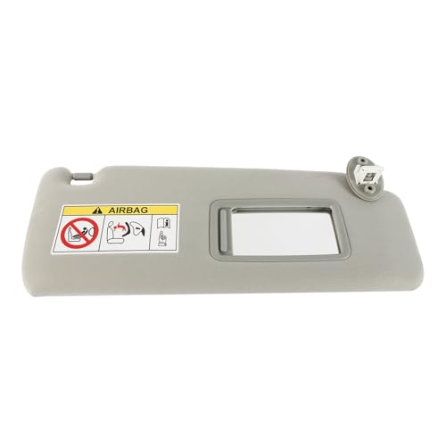 PEVAST Right Passenger Sun Visor Replacement for Lexus GX460 (2010-2023) & Toyota Land Cruiser Prado (2009-2023) - Compatible with OEM 74310-60J30-B0, 74310-60D70-A1 (Gray) - Image 1