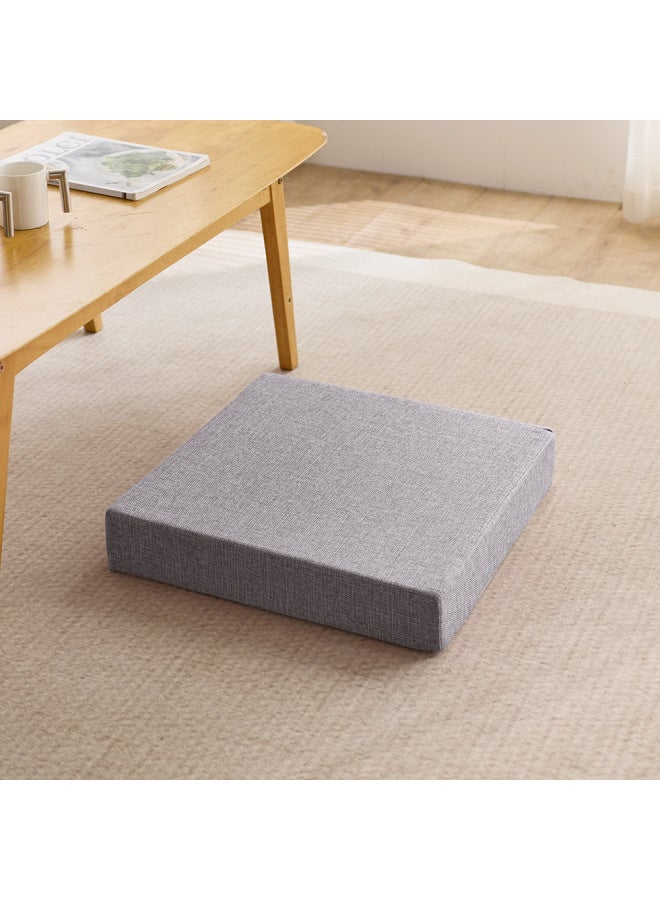 Linen Cushion 45d High Density Sponge Cushion Dining Chair Cushion Office Sedentary Artifact Student Heightening Chair Cushion