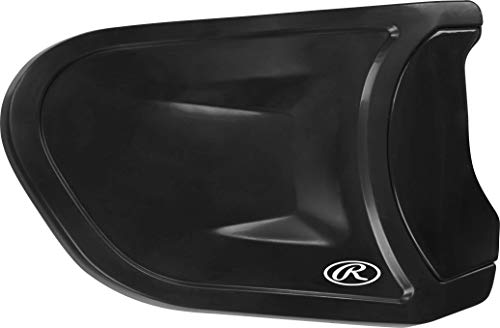 Rawlings REXT COOLFLO Batting Helmet Face Guard Fits all COOLFLO RCFH Helmet Models RightHand Batter Black - Image 1