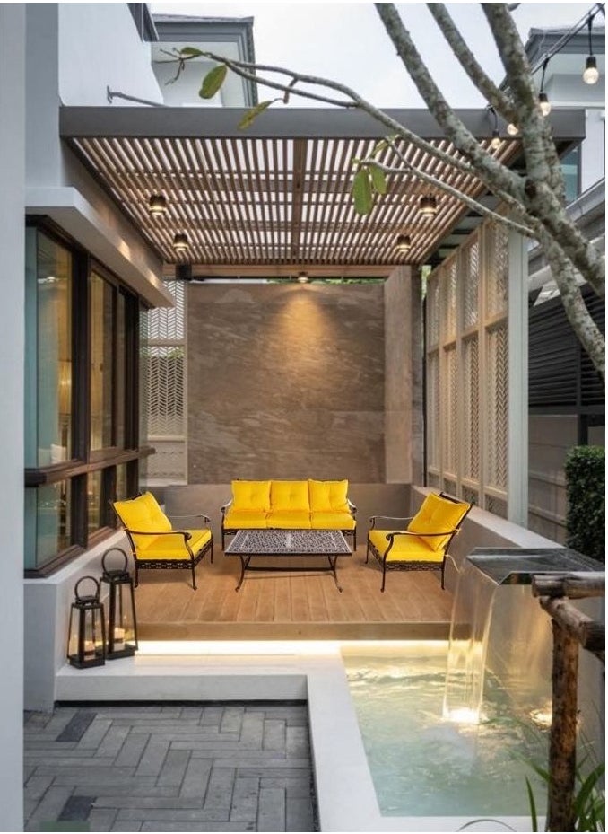 Schondor Furniture Philadelphia | Single Sofa | Outdoor Furniture | Made in Aluminum Cast | Perfect for Any Outdoor Space | Patio | Garden | Balcony | Backyard  - Image 4