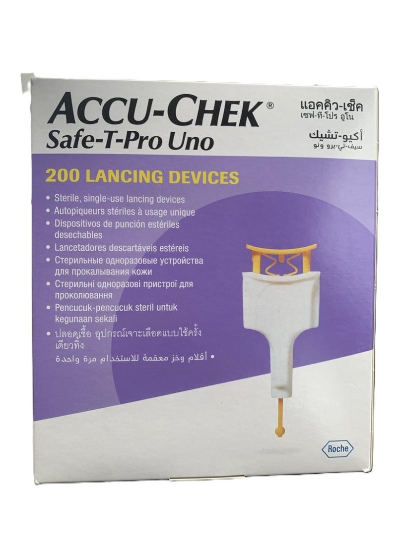 ACCU-CHEK Safe-T-Pro Uno Lancets - Image 1
