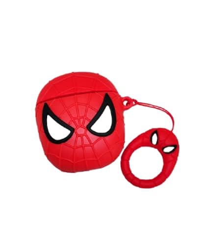 Meyaar Silicone Case for Apple Airpods 4 (2024) Cute Design for AirPods 4 with Active Noise Cancellation (ANC) with Keychain Shockproof Protective Case (Spider (Red)) - Image 5