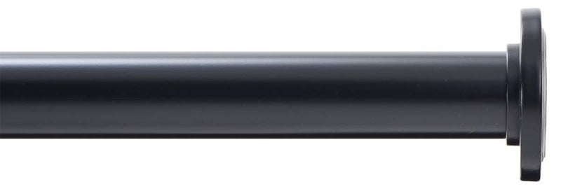 Ivilon Tension Curtain Rod - Spring Tension Rod for Windows or Shower, 54 to 90 Inch. Black - Image 3