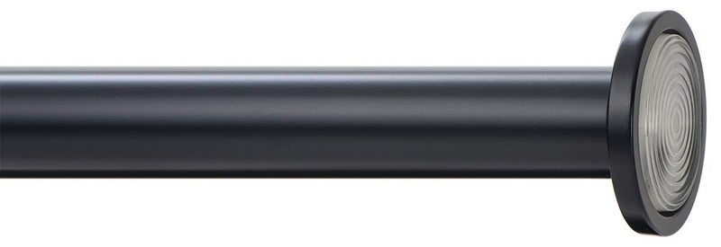 Ivilon Tension Curtain Rod - Spring Tension Rod for Windows or Shower, 54 to 90 Inch. Black - Image 4
