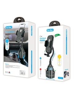 GO-DES Go Des GD-HD766 Car Cup Holder Strong Grip Rotatable Head 360 Degree  - Image 2