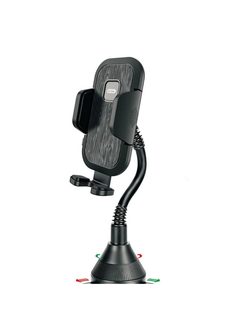 GO-DES Go Des GD-HD766 Car Cup Holder Strong Grip Rotatable Head 360 Degree - Image 4