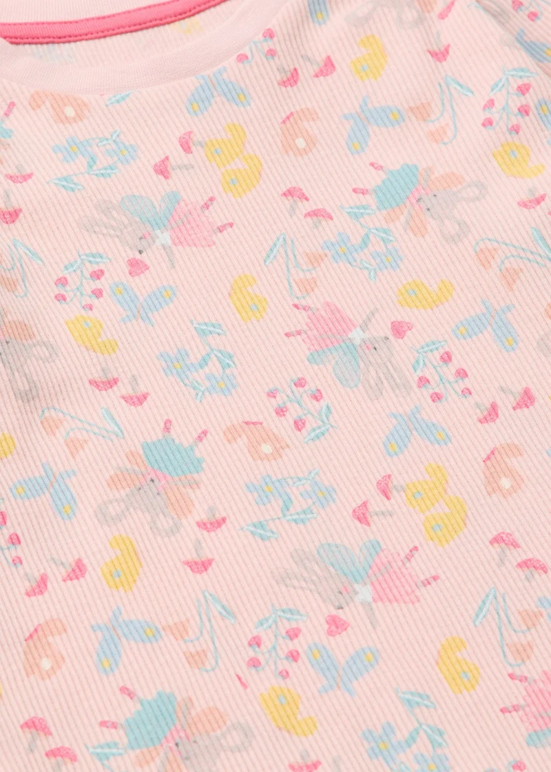 ماتلان طقم بيجاما وردي بفأرة باليرينا عبوتين