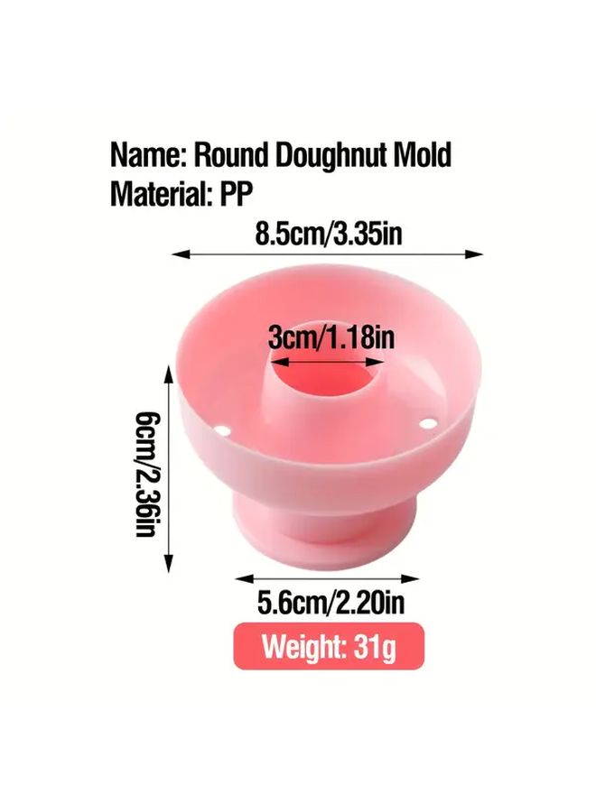 5pcs Multi Shape Donut Mold Set Heart Flower Star Round Pineapple Baking Tool - Image 4