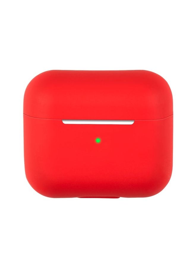 Generic - Case Cover Wireless Earphone Silicone Protective Case For AirPods 3 Red - Image 1