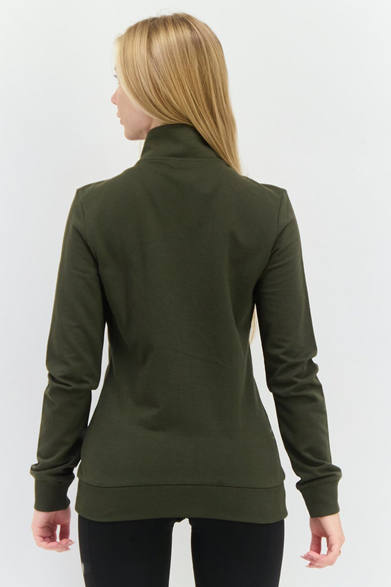 PUMA Women Sportswear Fit Long Sleeve Outdoor Jacket, Green - Image 3