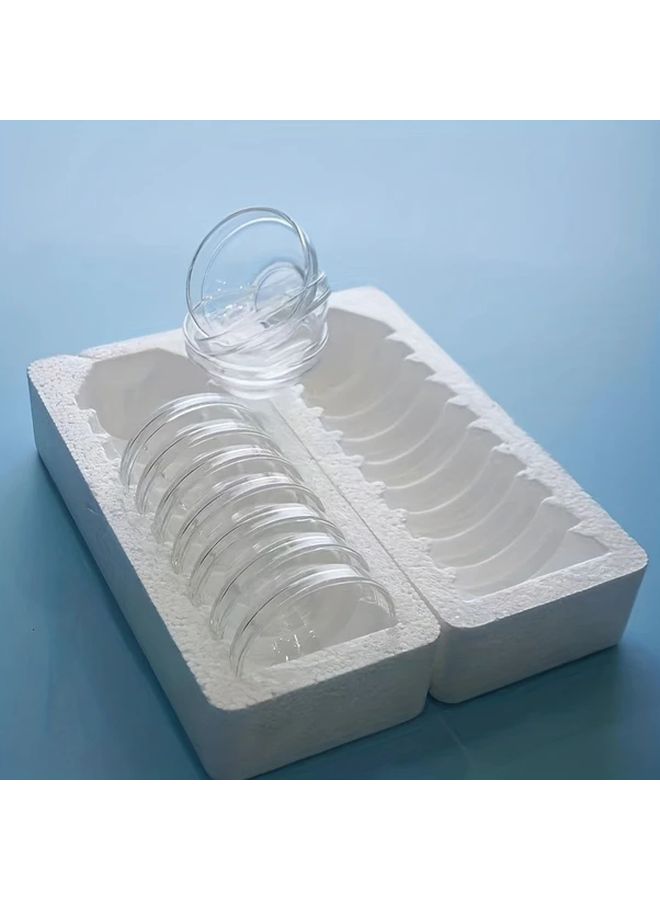 Transparent Mini Glass Dipping Bowls 10pcs Stackable Heat Resistant Dishwasher Safe - Image 1